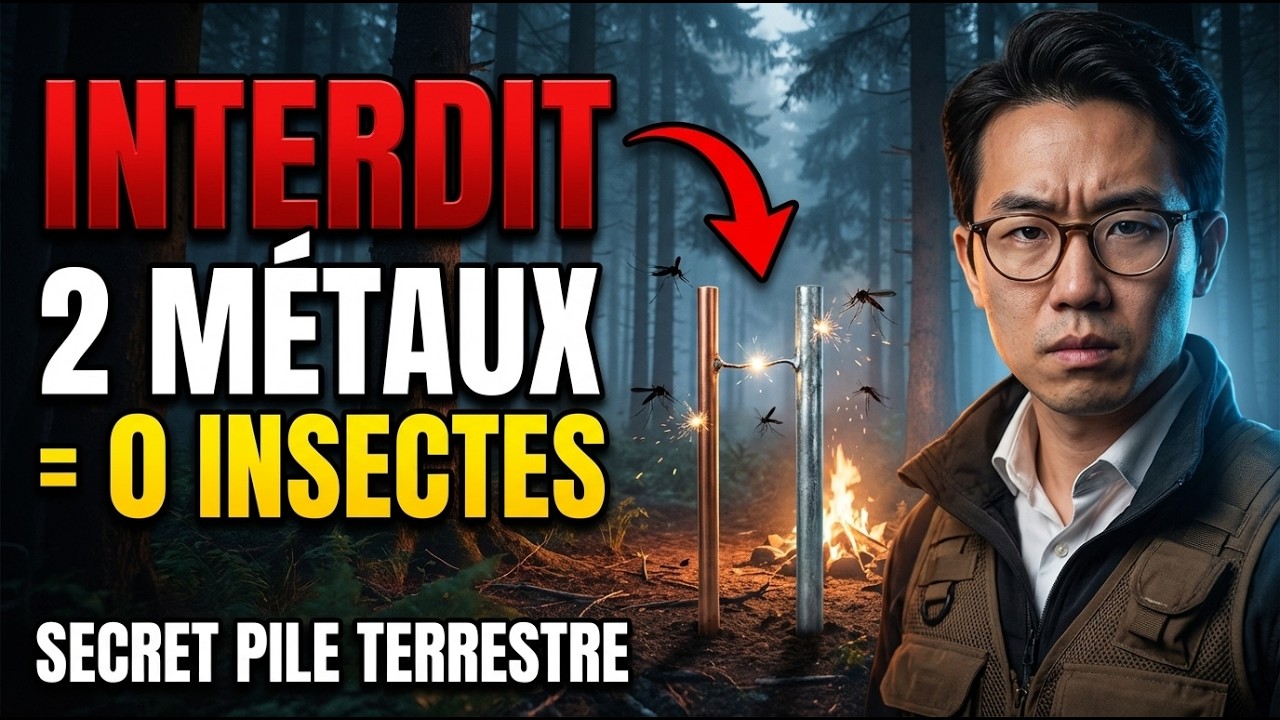 Relier Deux Métaux REPOUSSE TOUS les Insectes. Le Secret de la 