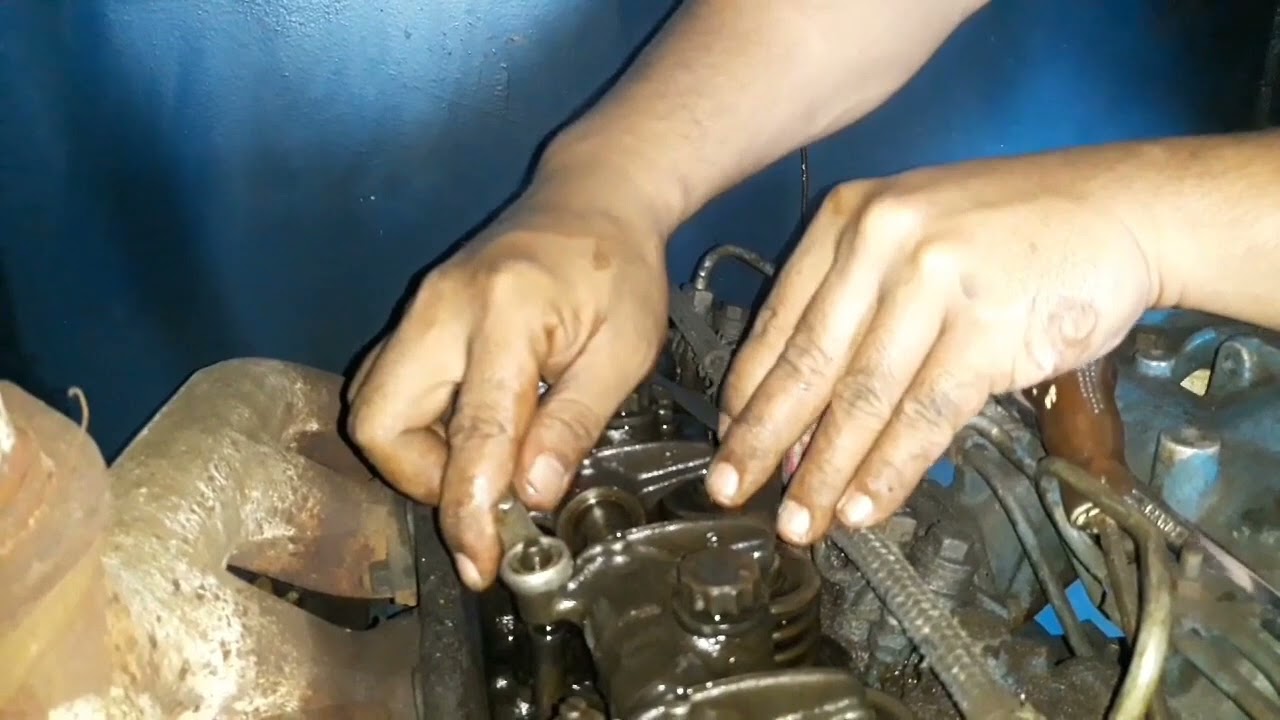 cara stel klep truk Mitsubishi 4 cylinder