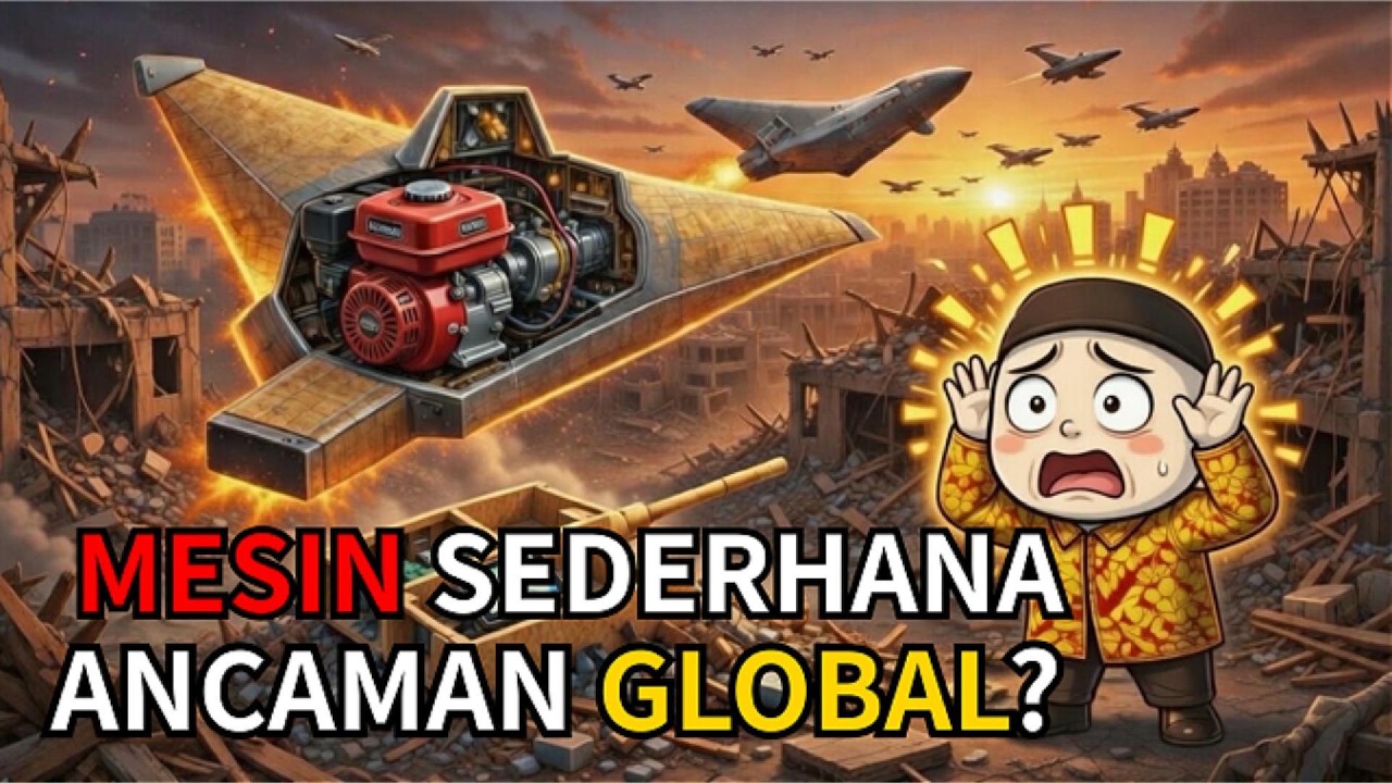 Biaya Kehancuran: Anatomi Drone Shahed-136 | Kenapa Mesin Rumput Bisa Kalahkan Rudal Jutaan Dolar?