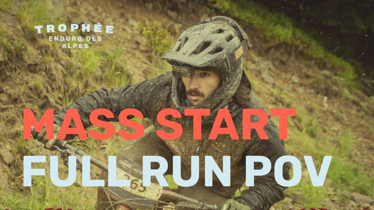 MASS START Full RUN - Derby Chamrousse - Trophée Enduro des Alpes