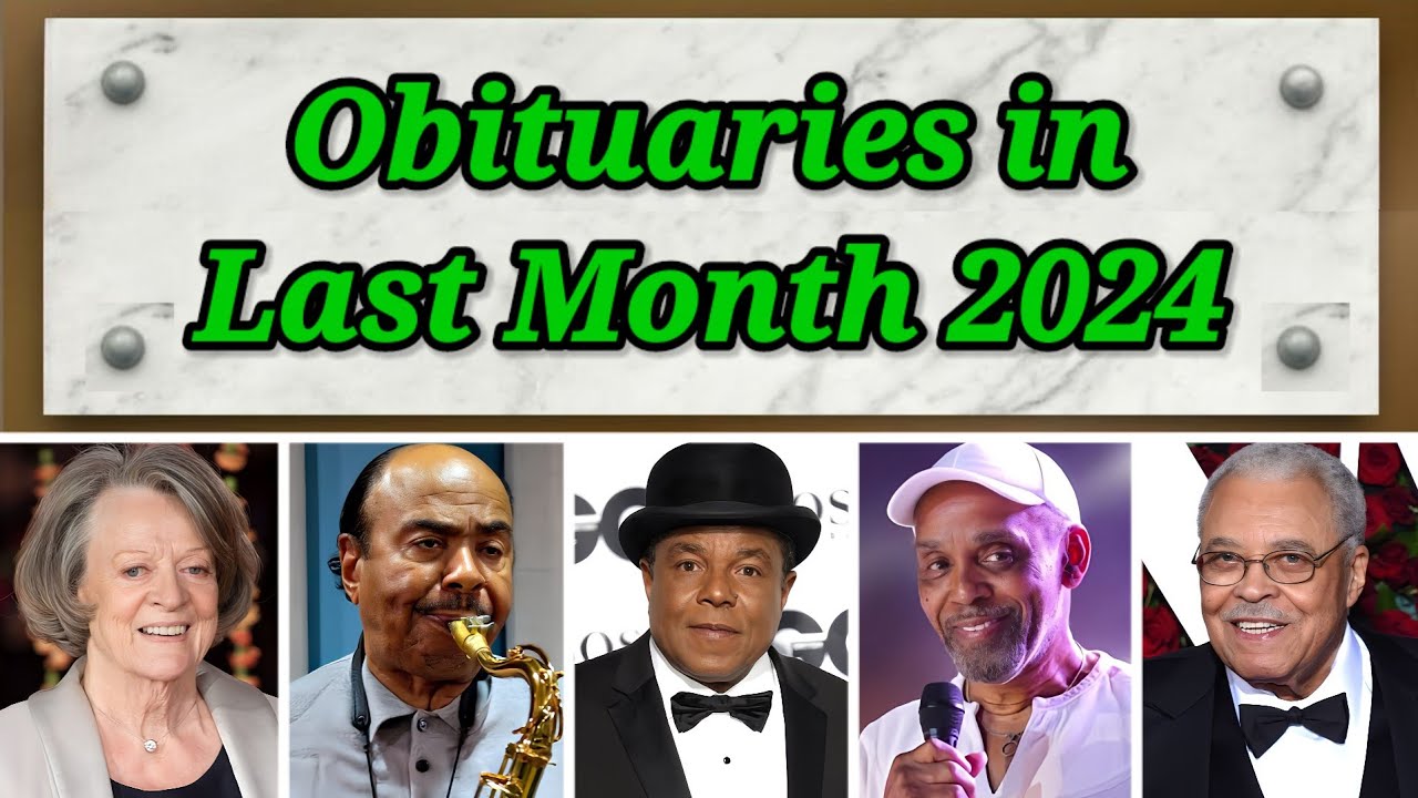 Obituary in 2024: Famous Faces We Lost in Last Month 2024