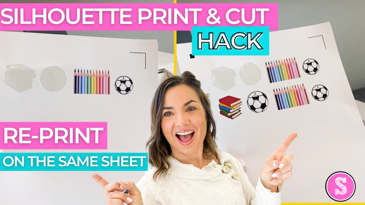 The Silhouette Print and Cut Stickers Hack You HAVE to Try!