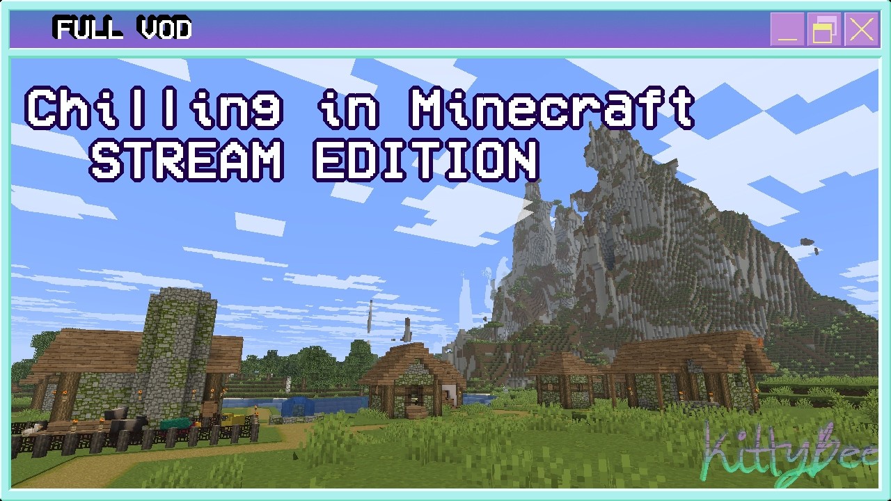 [VOD]⭐Minecraft Monday⭐|| Building a Chocobo Ranch? || Java 1.21.10 🐝₊˚⊹｡.✦