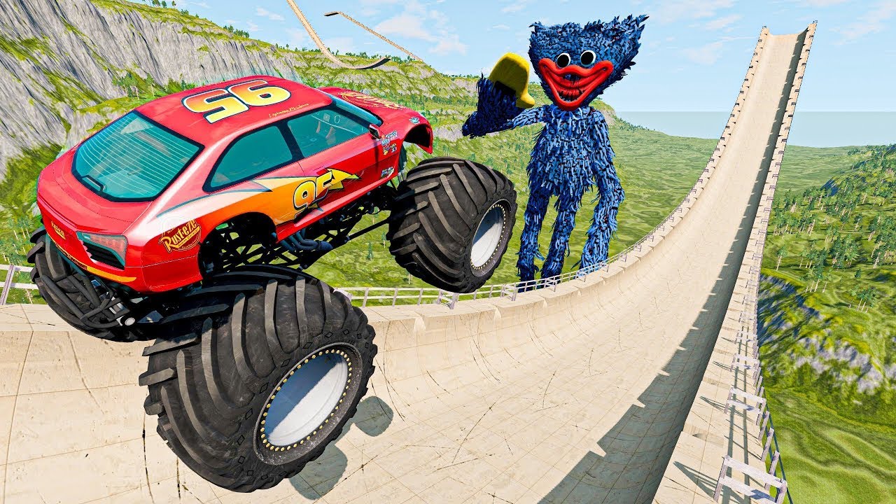 All BeamNG Drive Crazy Mega Ramps - Satisfying Car Jumps & Crashes Compilation