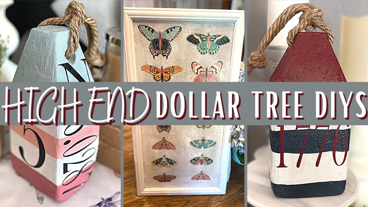 ⚜ HIGH END ⚜ DOLLAR TREE DIYS ⚓ Nautical & Patriotic Buoys 🗽 Everyday Farmhouse & FREE Printable