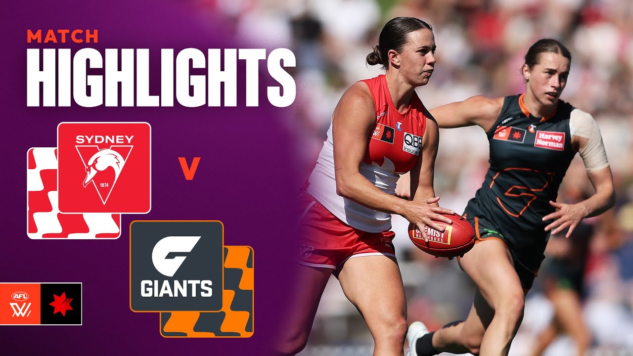 Sydney Swans v GWS Giants Highlights | Round 6, 2025 | AFLW