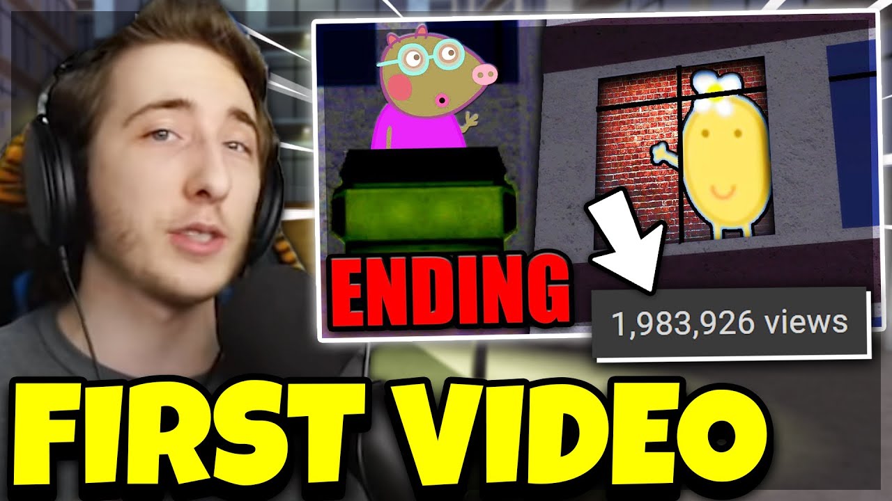 REACTING TO MY FIRST PIGGY VIDEO EVER..