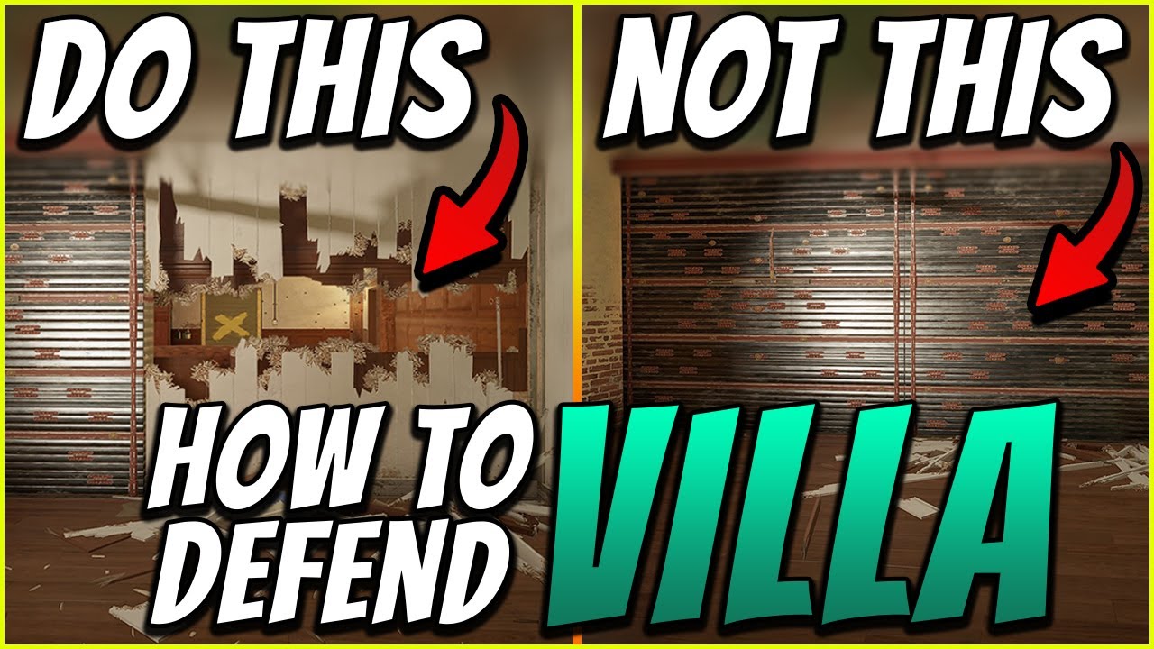 DO THIS TO WIN! How To Setup and Defend Villa - Rainbow Six Siege - Guide 2022