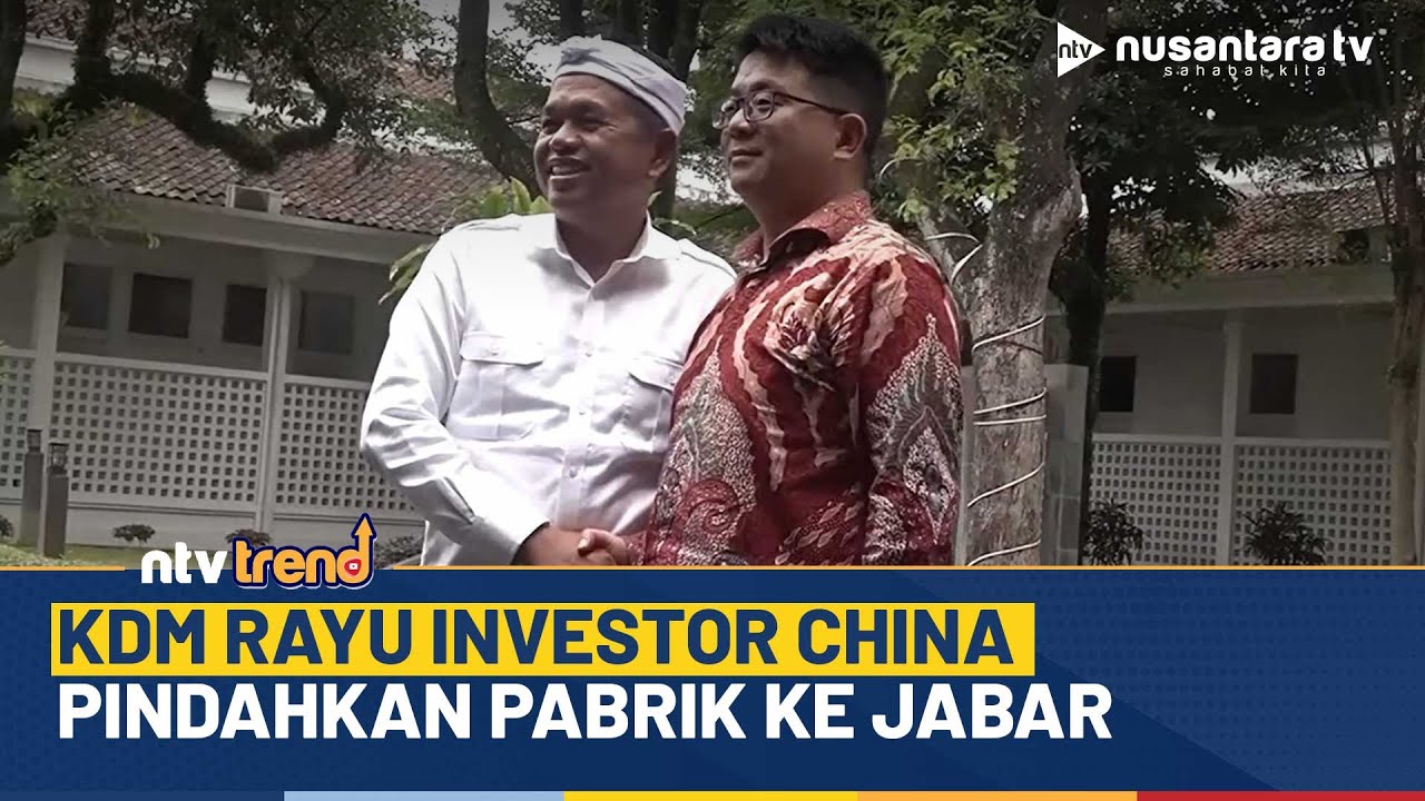 Dedi Mulyadi Rayu Investor China Pindahkan Semua Pabrik di Vietnam ke Jawa Barat | NTV