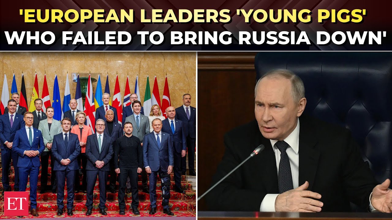 'European pigs couldn&rsquo;t break Russia': Putin unleashes brutal insult on EU leaders | Ukraine War