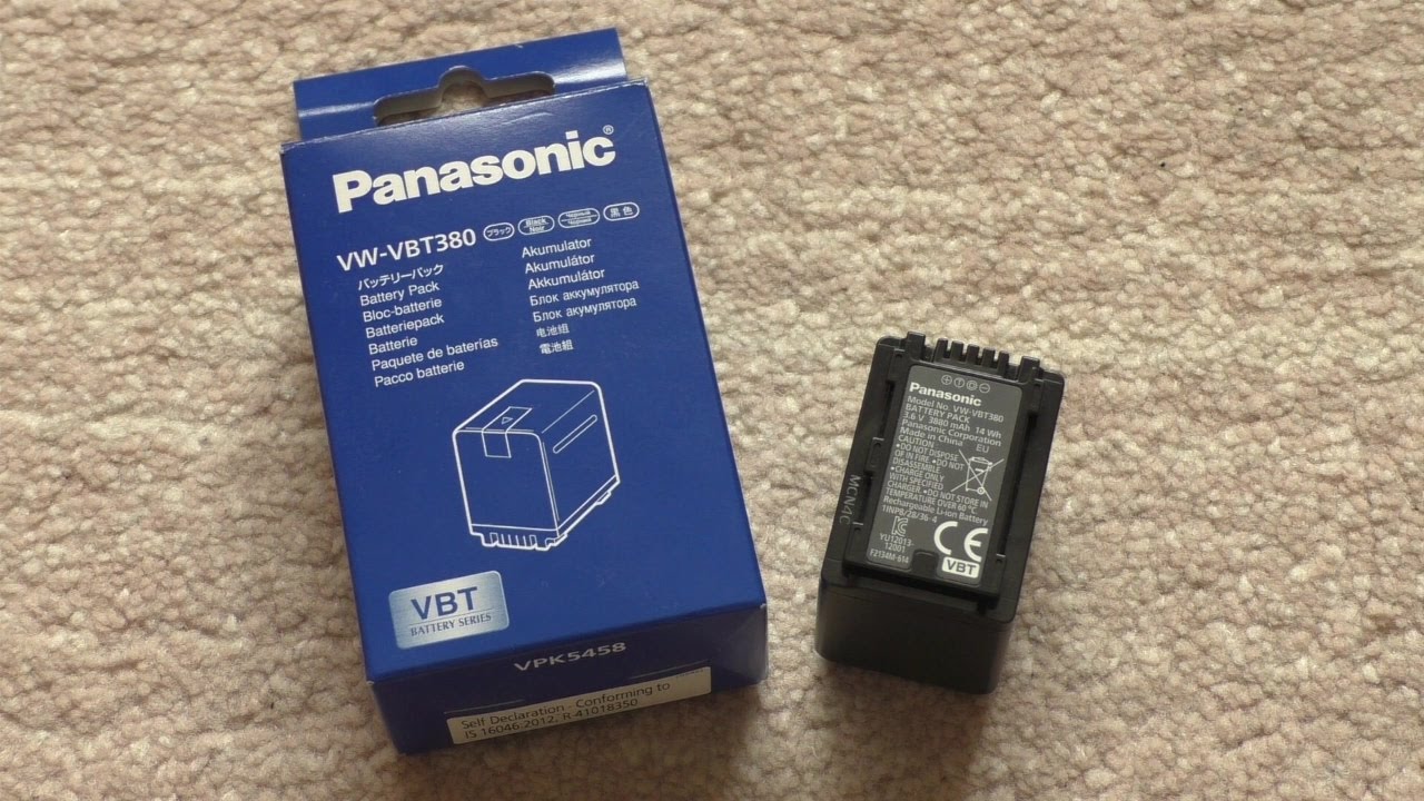 ОНЛАЙН ТРЕЙД.РУ &mdash; Аккумулятор Panasonic VW-VBT380E-K