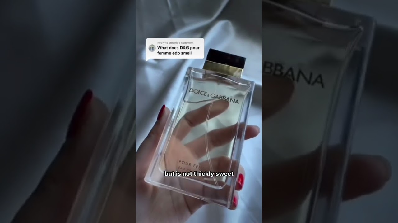 Dolce and Gabbana pour femme review