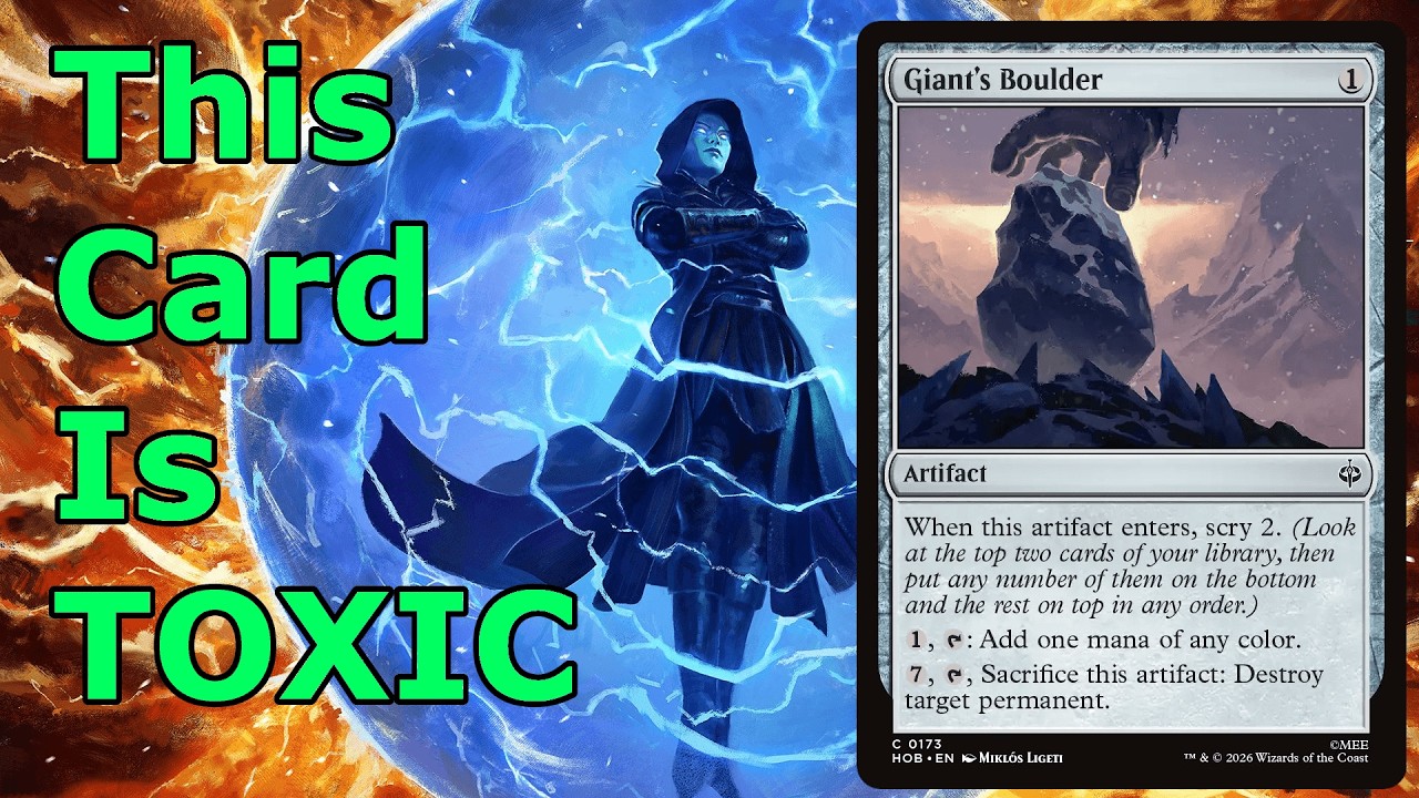 🤮 THIS IS JUST DISGUSTING! 🤮 TOXIC Giant's Boulder Dimir Tron Legacy MTG
