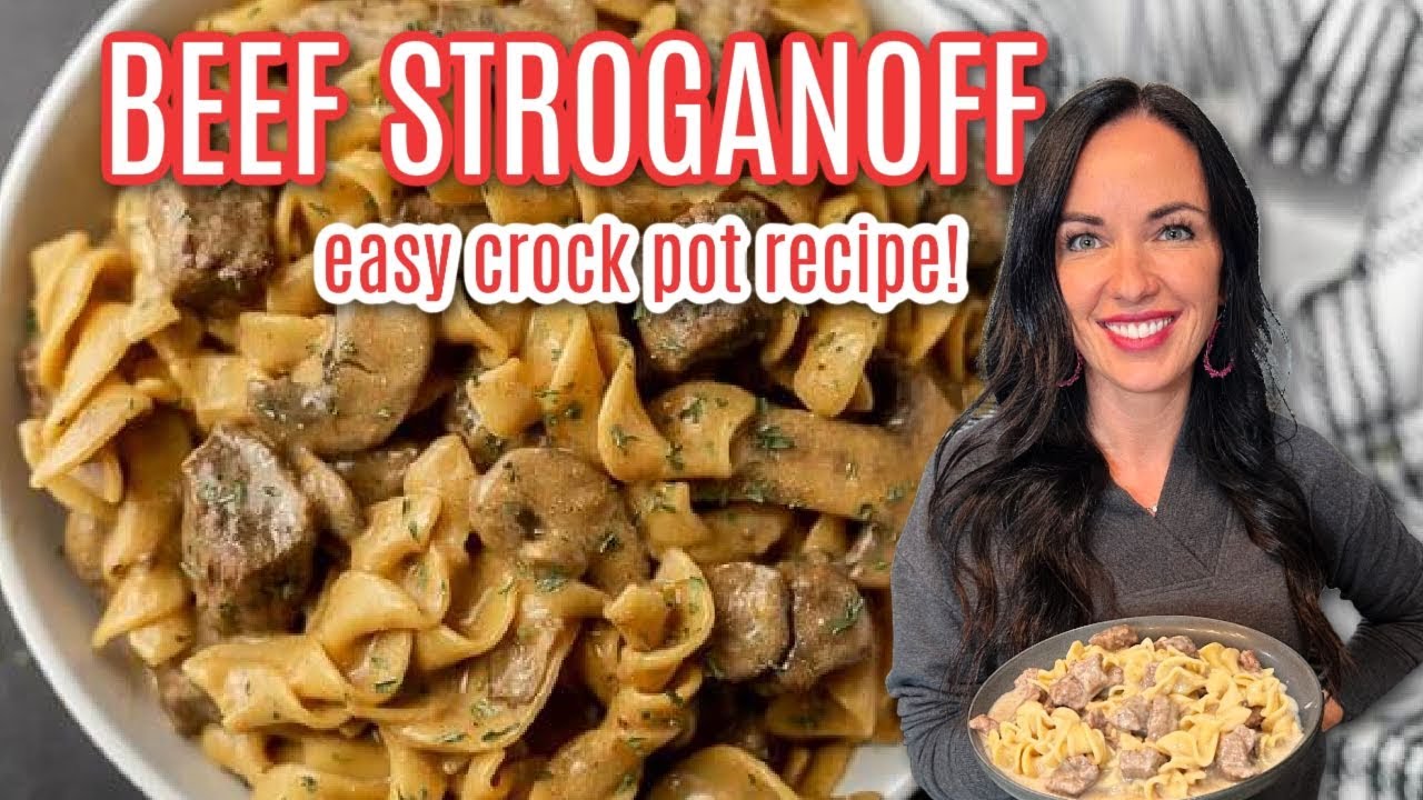 The Best Crock Pot Beef Stroganoff Recipe!