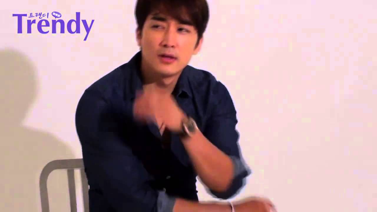 Song Seung Heon Trendy 偶像誌 Making Aug 2014
