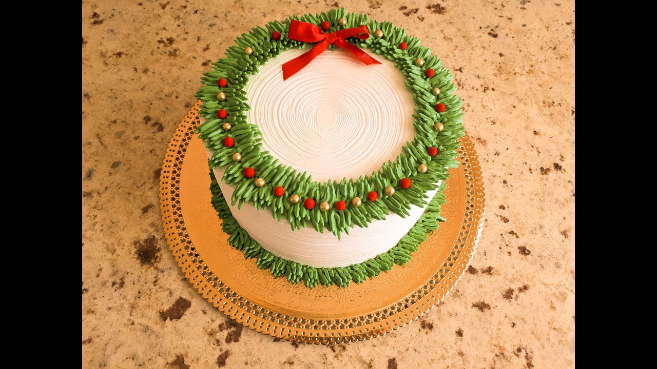Decora&ccedil;&atilde;o f&aacute;cil bolo de natal!