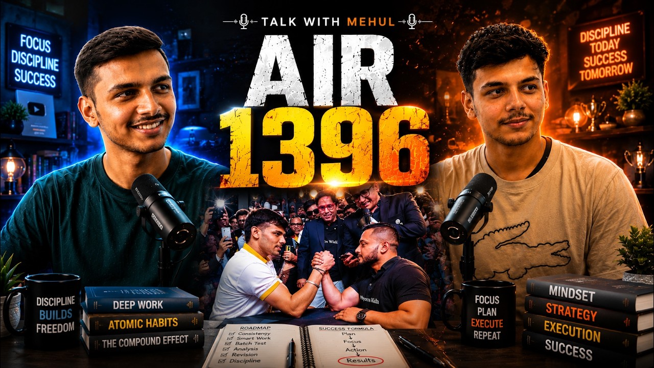 AIR 1396 Reveals the TRUTH About Cracking IIT JEE 😱 | JEE Strategy Podcast