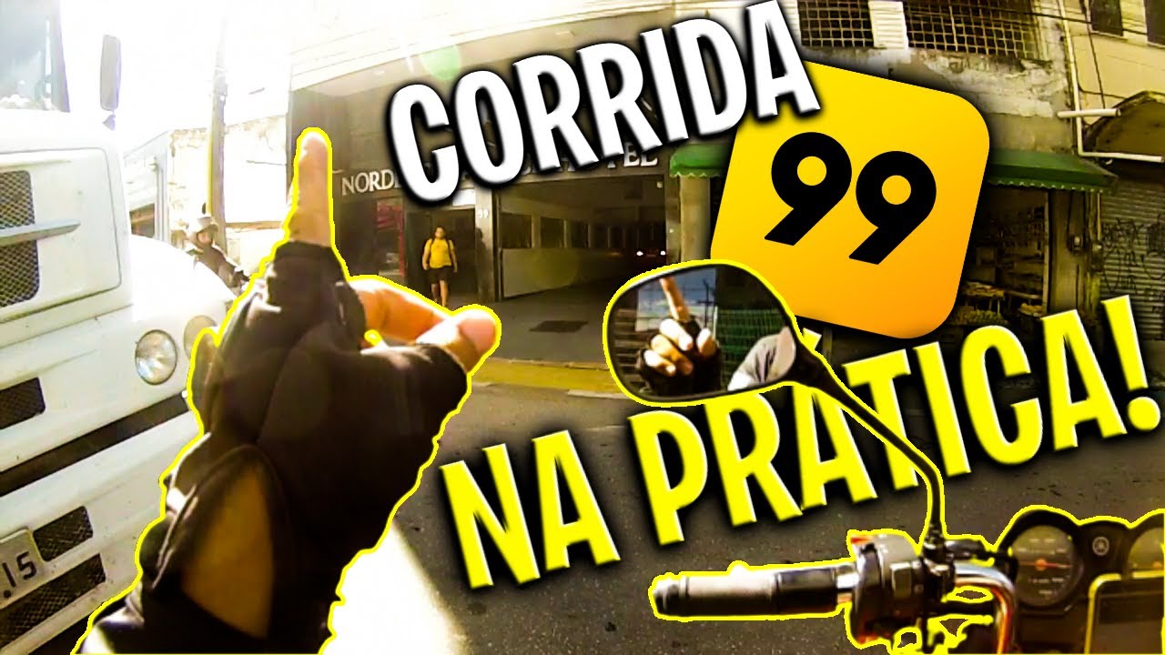 Primeira corrida 99 Moto NA PRÁTICA!