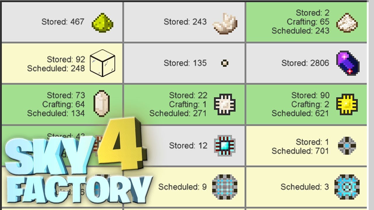 Autocrafting! 256k Festplatten von ME-System! - Minecraft Sky Factory 4 #20