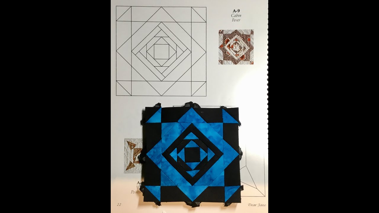 A9 Block Assembly - Dear Jane Goes EPP