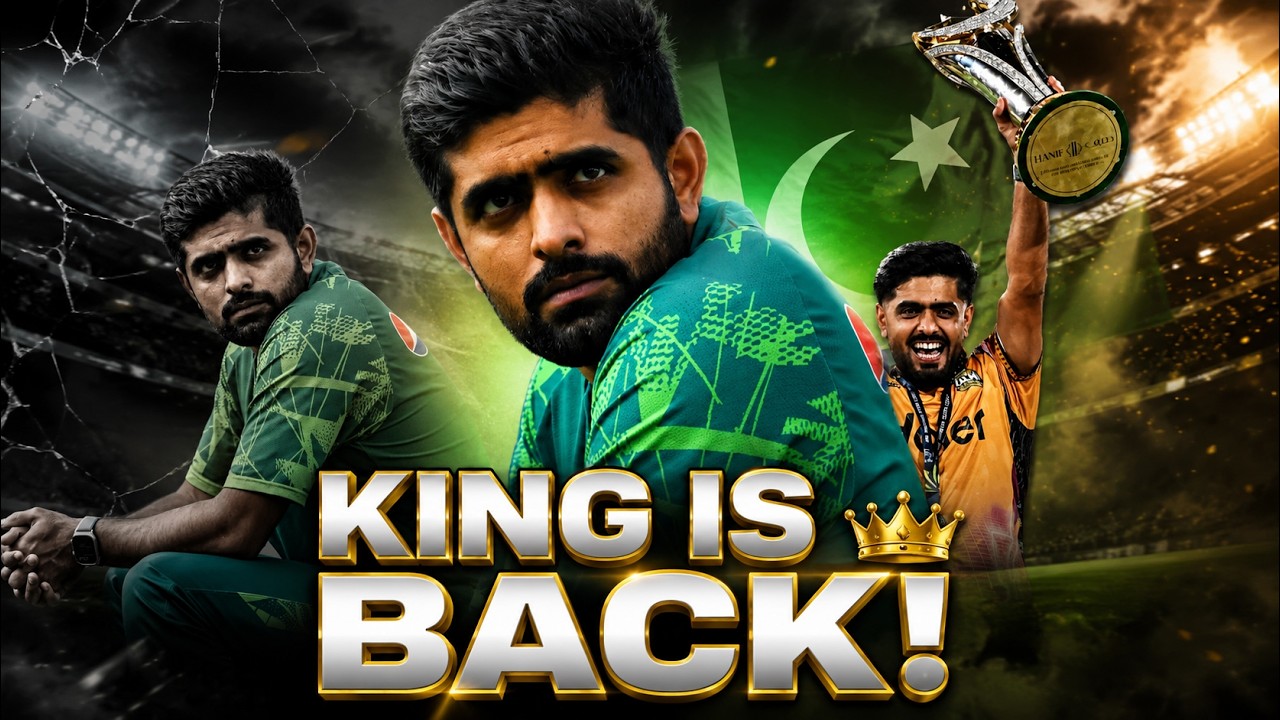 BABAR AZAM&rsquo;S INCREDIBLE COMEBACK! 😱 Pakistan Ka Hero Dobara Captain | Full Story