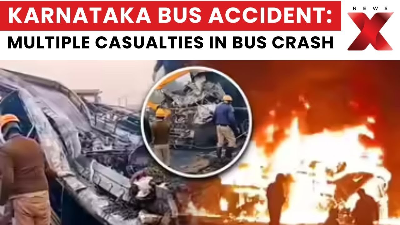 Karnataka Chitradurga Bus-Truck Accident Claims 17 Lives Near Gorlathu Village | NewsX