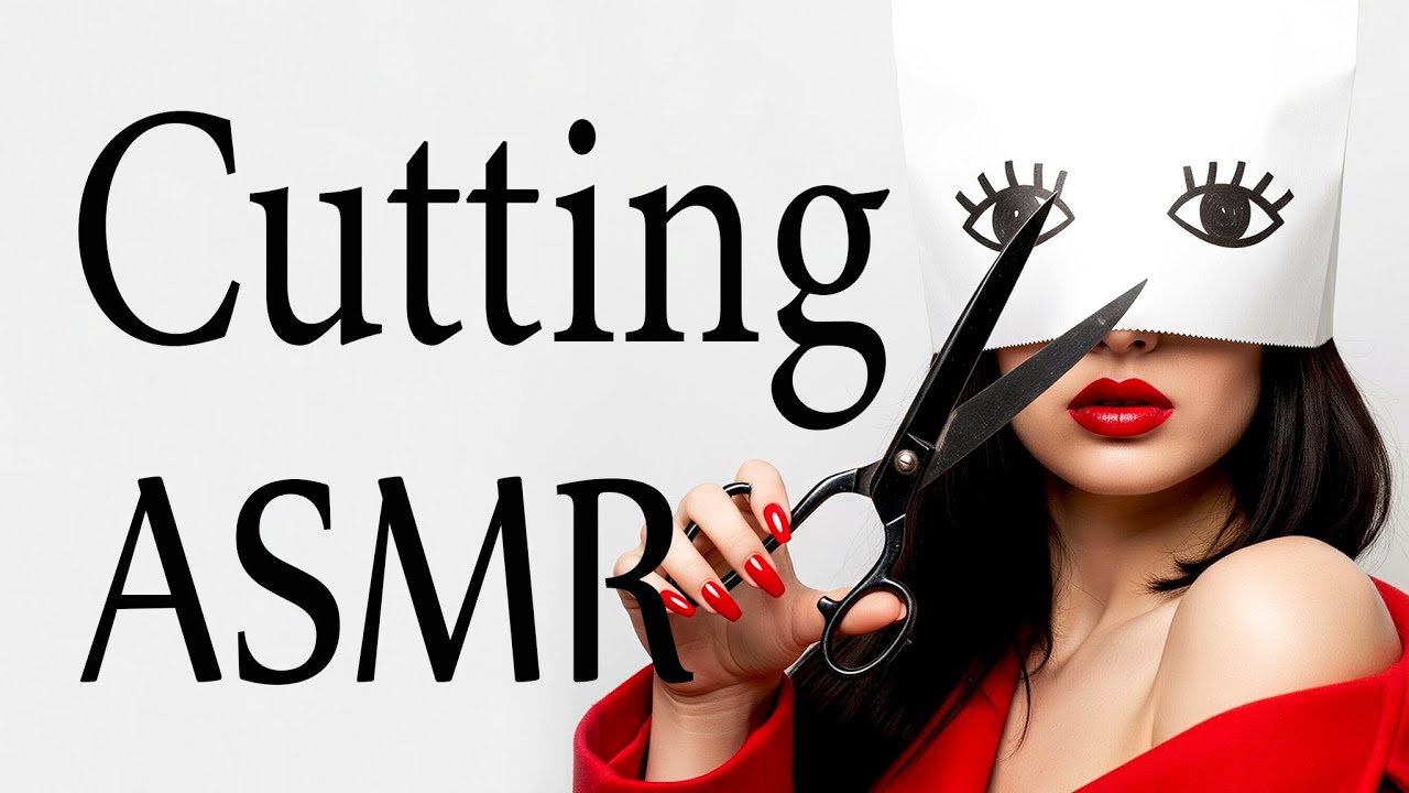 ASMR ✂ Black And White Lines. [No Talking Real Sounds]