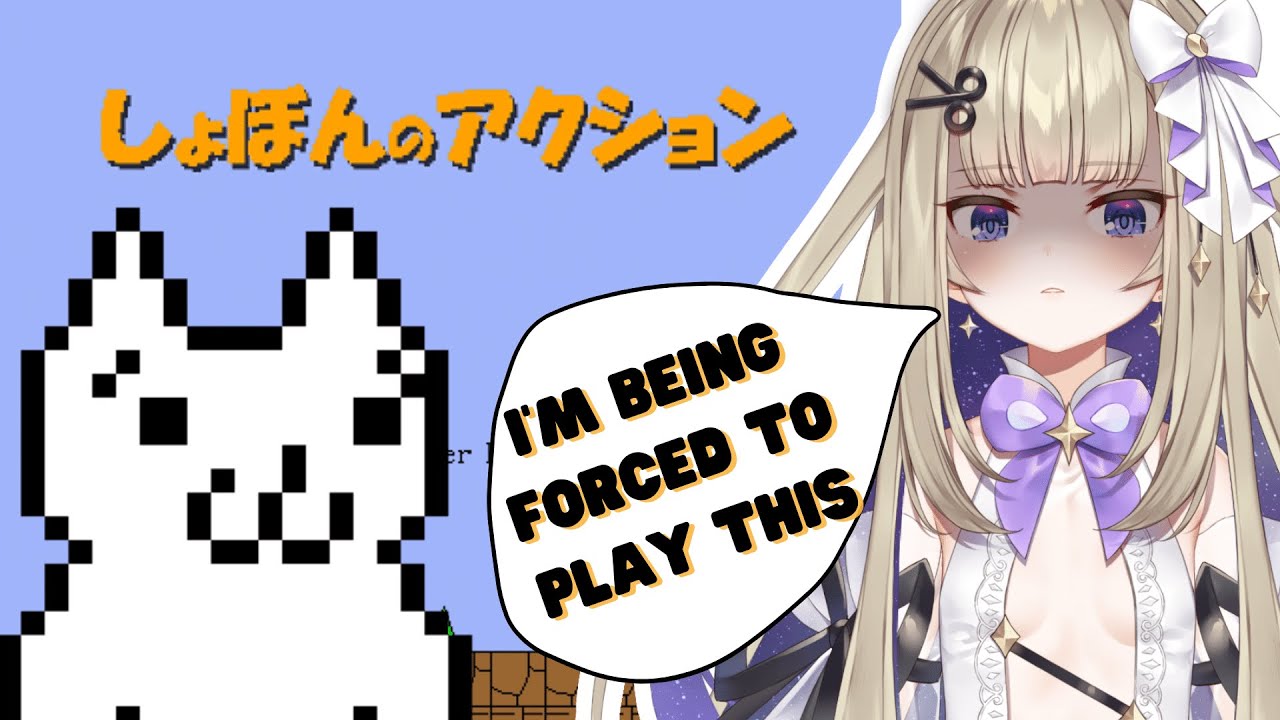 【Syobon Action (Cat Mario)】Sakana wanted me to play the maldiest game.