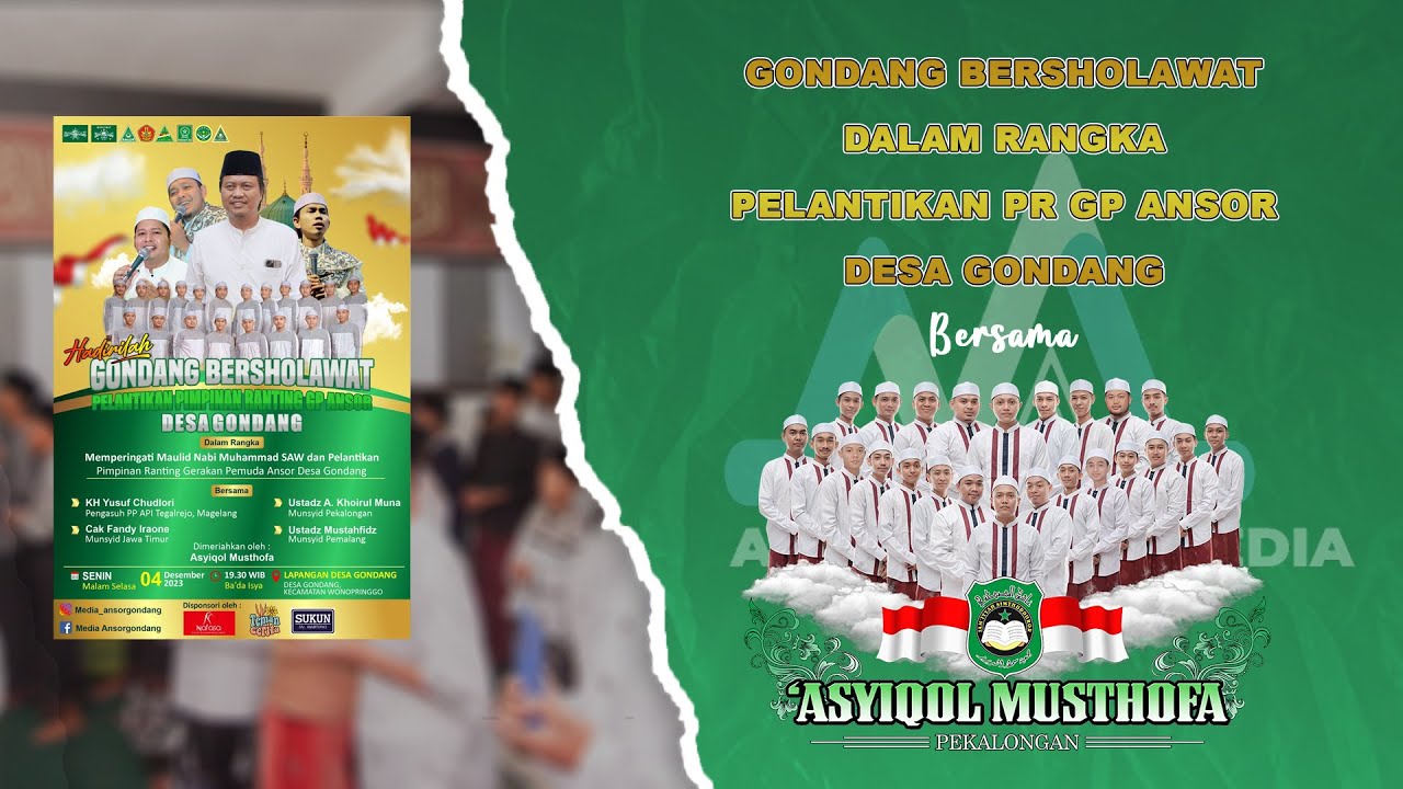 🔴[RE-RUN] GONDANG BERSHOLAWAT BERSAMA  GUS YUSUF CHUDLORI DAN CAK FANDI IRAONE