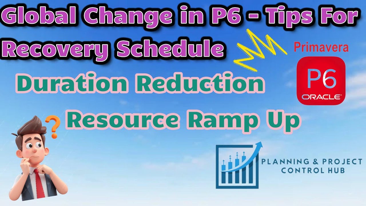 Global Change Function in Primavera P6 | Tips for Recovery Schedule #Primaverap6 #PlanningEngineer