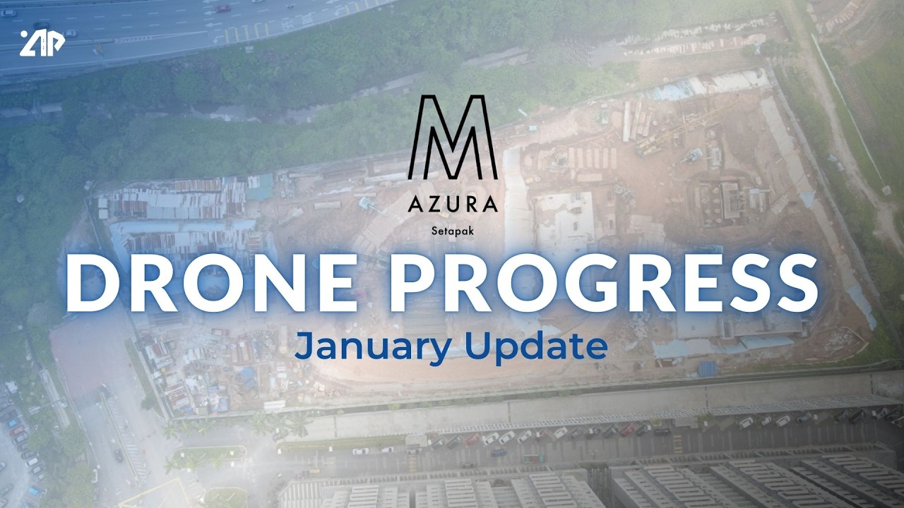 🚀 M AZura Construction Update | Aerial View January 2026