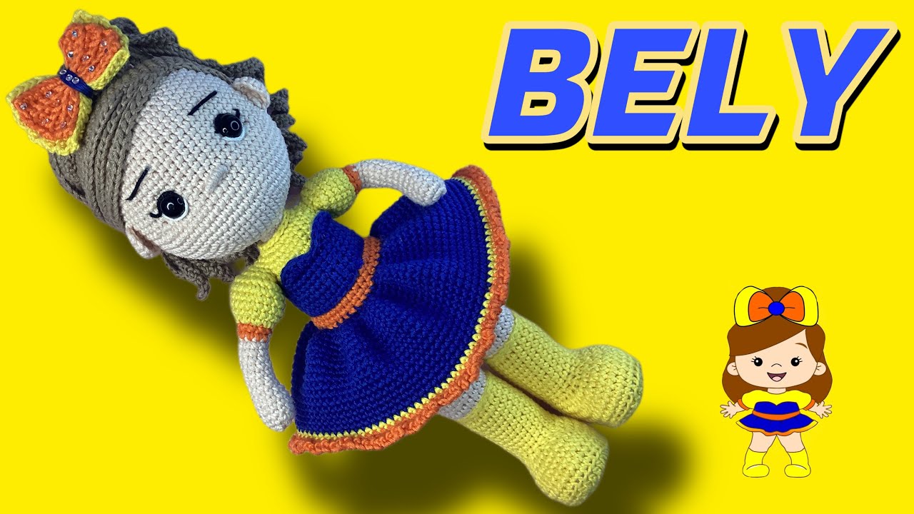 BELY Amigurumi 1/4 (SUBS🇺🇸🇧🇷) #belyybeto #belycrochet #belytejida