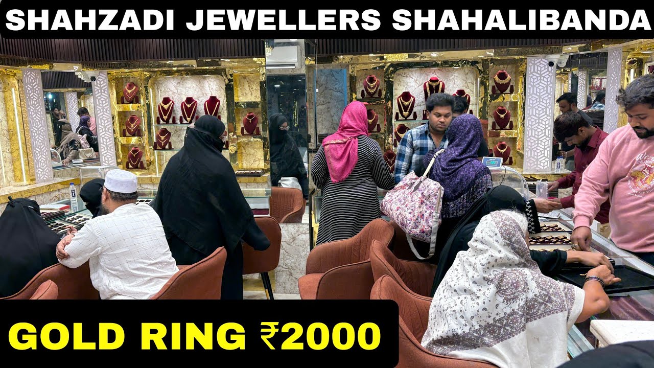 ✨️Hyderabad Most Viral Gold Jewellery Shop✨️Gold Rings ₹2000 | Ring Baali ₹3500 | Gold Necklace ₹16k