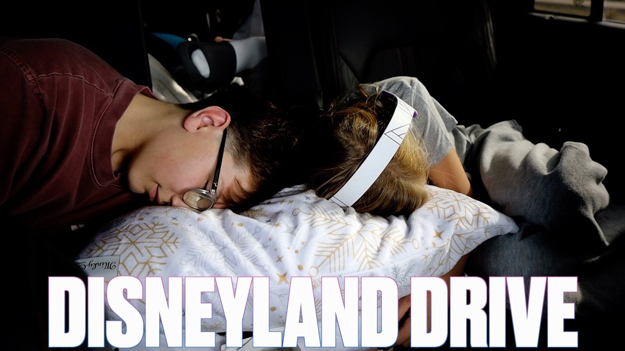 DRIVING 700 MILES WITH FOUR KIDS TO DISNEYLAND | WORTH THE 10 HOUR DRIVE? ROAD TRIP TRAVELING HACKS