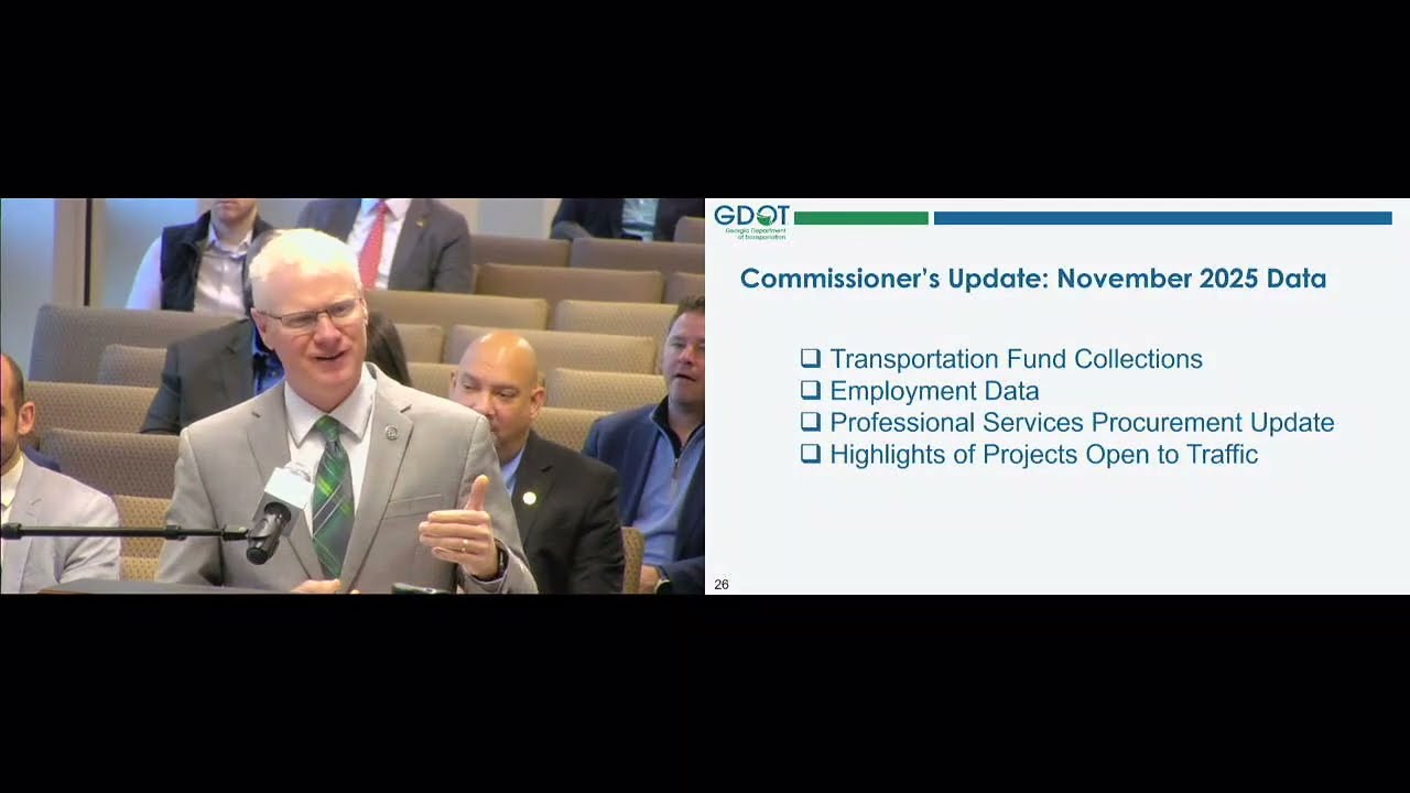 December 2025 State Transportation Board Meeting