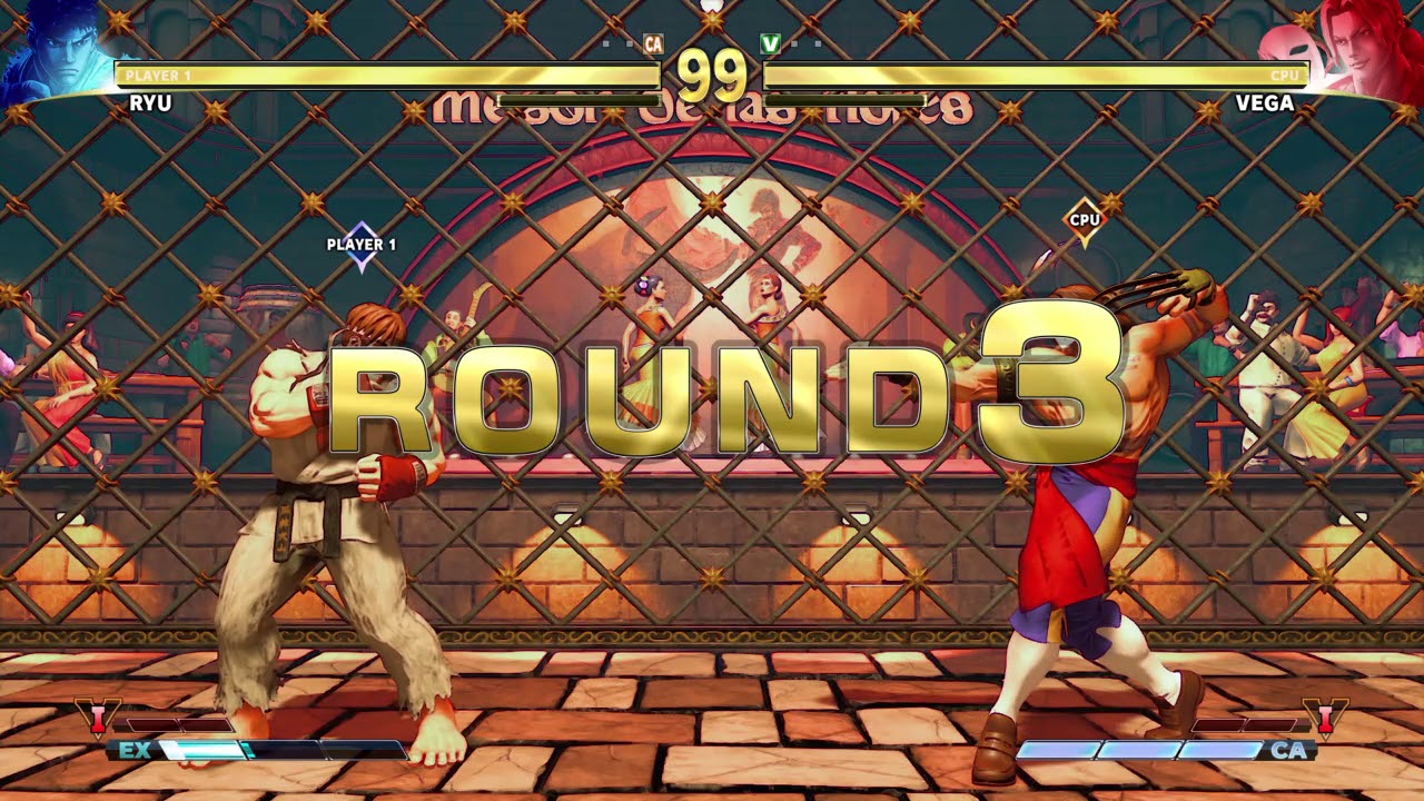 STREET FIGHTER V Ryu vs Vega