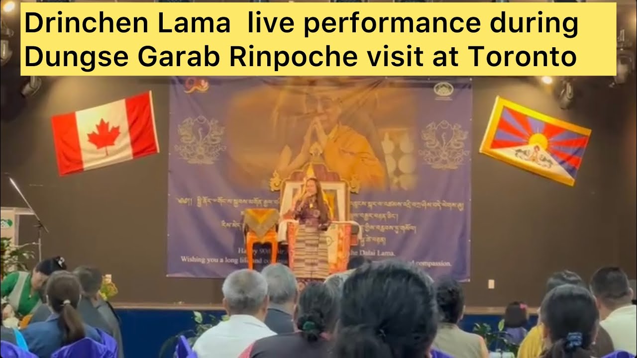 Drinchen Lama live performance/ Tccc during Dungse Garab Rinpoche visit/ Toronto/ 