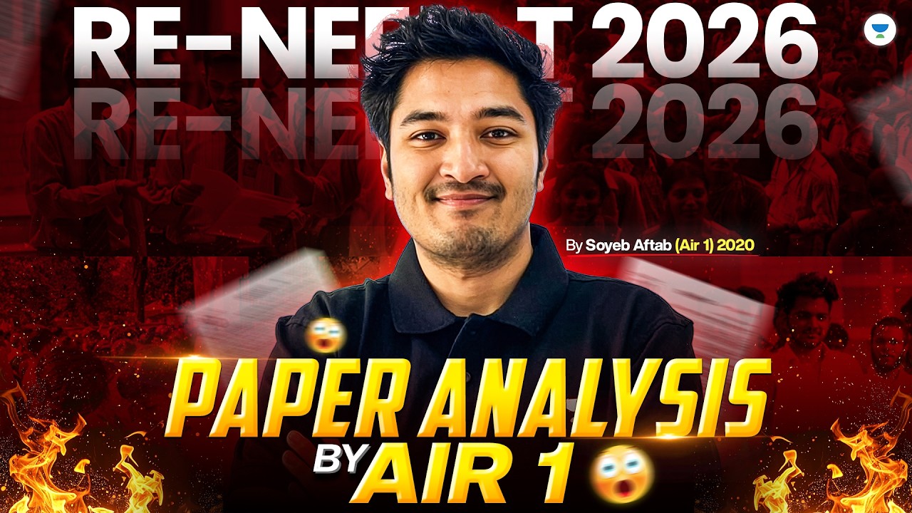 RE-NEET 2026 Paper Detailed Analysis | Difficulty Level | Soyeb Aftab