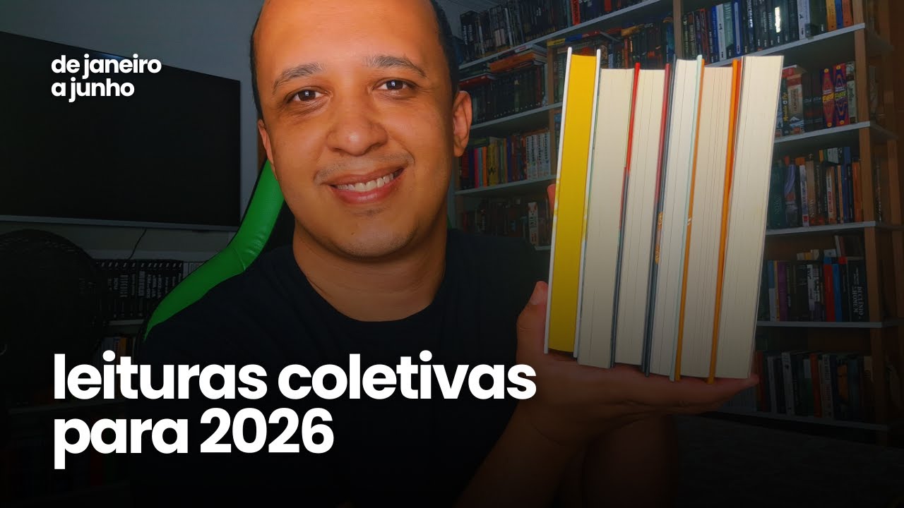 Leituras coletivas para 2026 (janeiro a junho) | Recomendo Ler