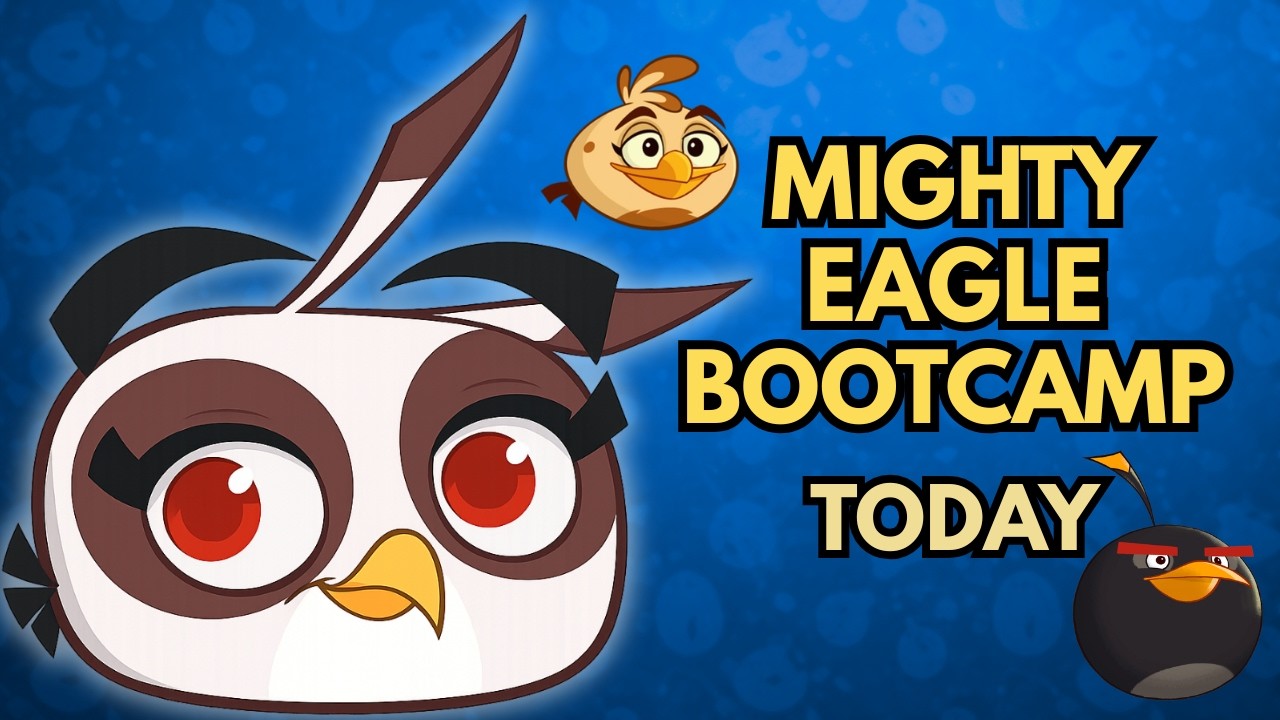 Angry Birds 2 - Mighty Eagle Bootcamp Today + Clan Battle + DAILY CHALLENGE + PANIC (New Bird SHADE)