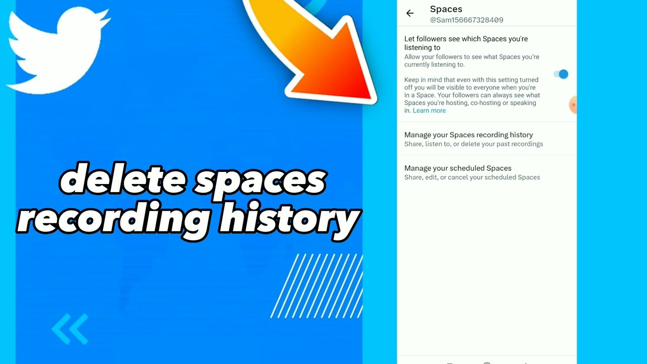 How To Delete Spaces Recording History On Twitter App 2023