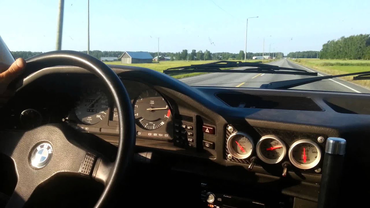 M535 Turbo speedtest 1st to 4th gear 0-260km/h