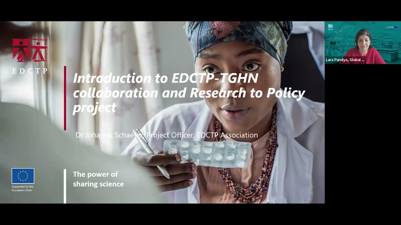 EDCTP Launch webinar | Policy into Practice