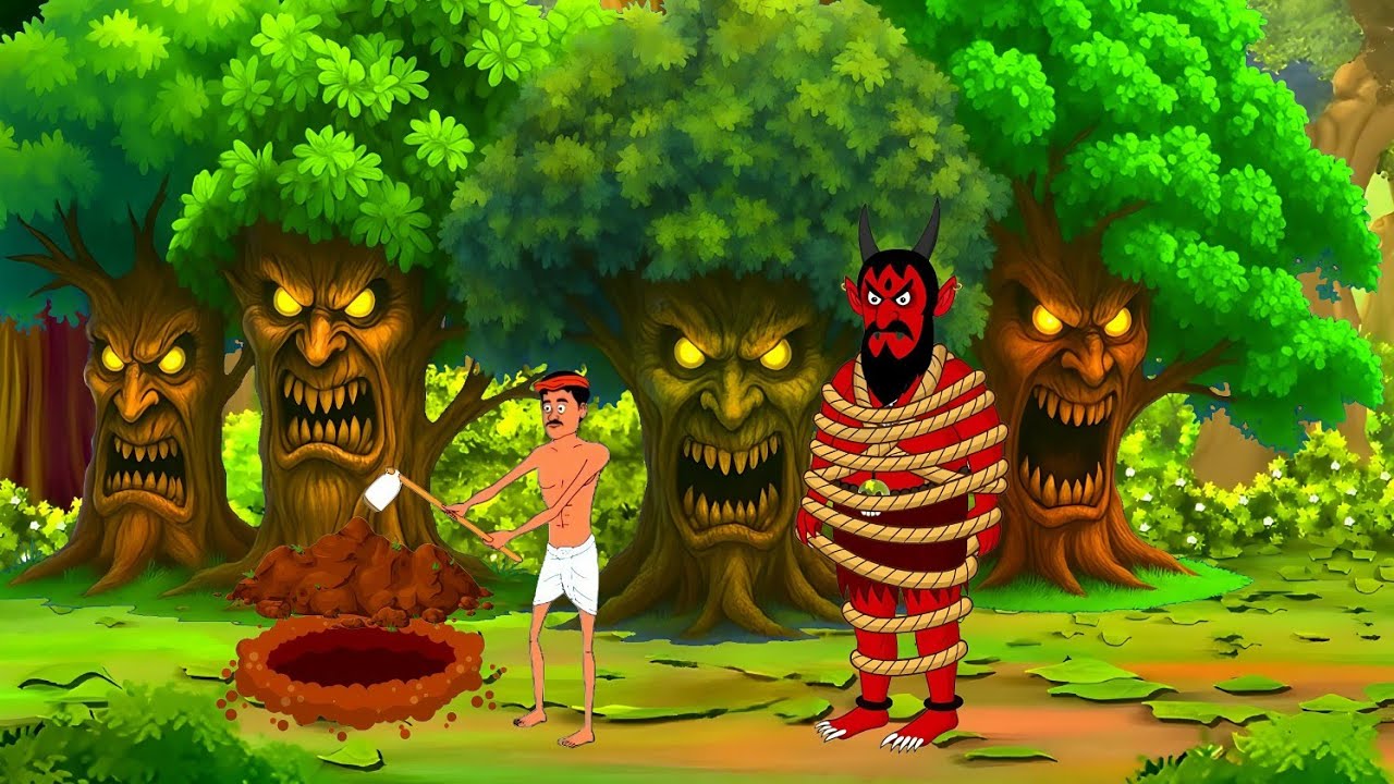 गरीब किसान और राक्षस का जंगल | Hindi Kahani | Moral Stories | Cartoon Story #Toonsworld