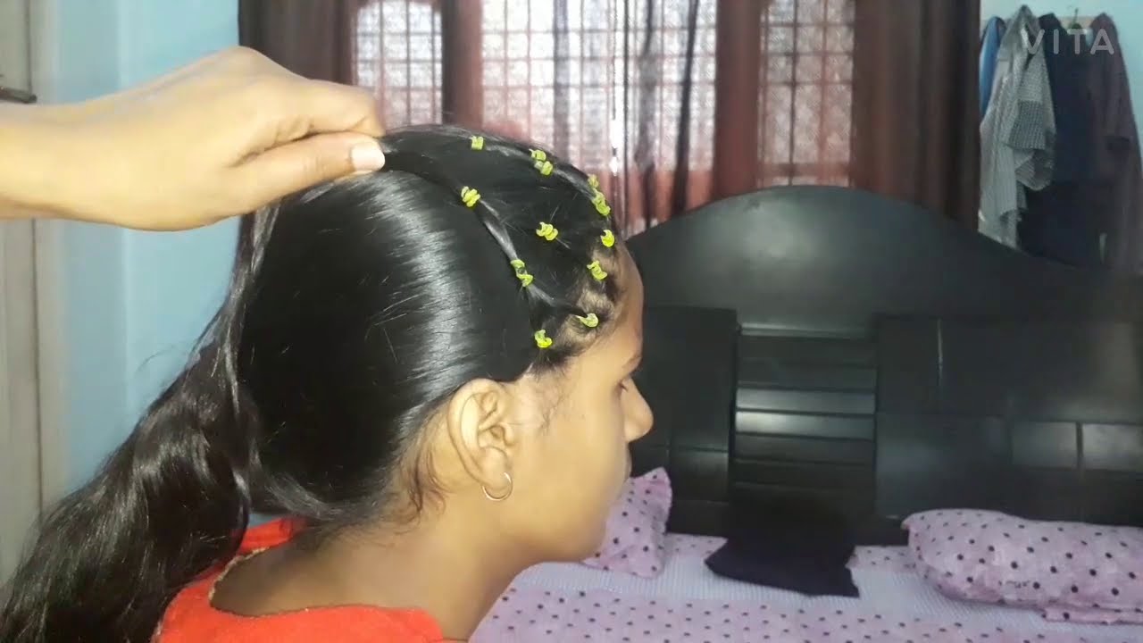 Hair Styling at Home, Ghar Pe Hair Styles, Hair Tutorial Jaalidaar Design