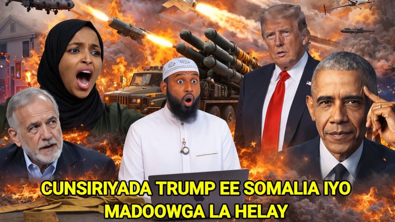TRUMP SOMALIDA DHIBTU KU HAYAY AYU MADOWGII OO DHAN KU BILAAWAY: !RAN OO BANAANKA KEENTAY SIRTA !SRA
