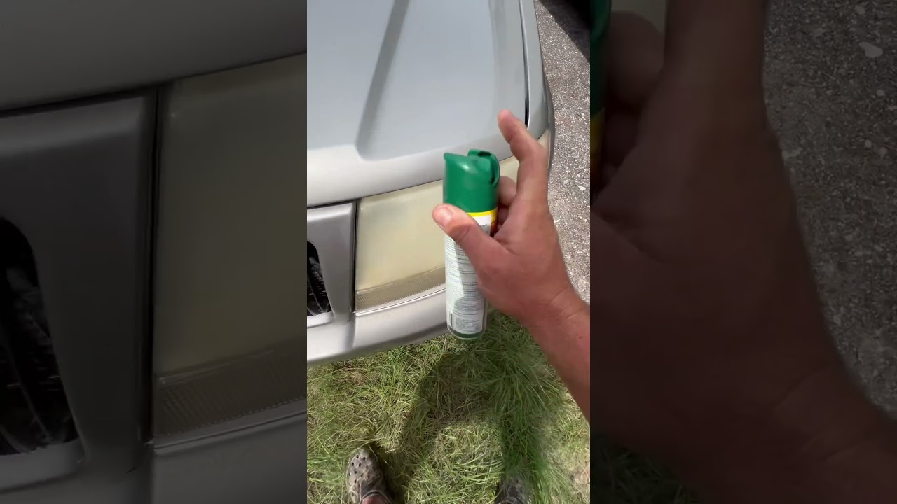 How to clean yellow headlights