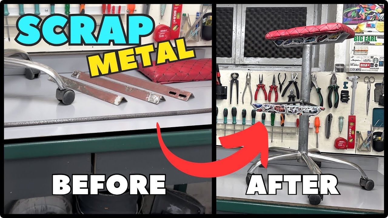 Turning Scrap Metal Into Cool Chair