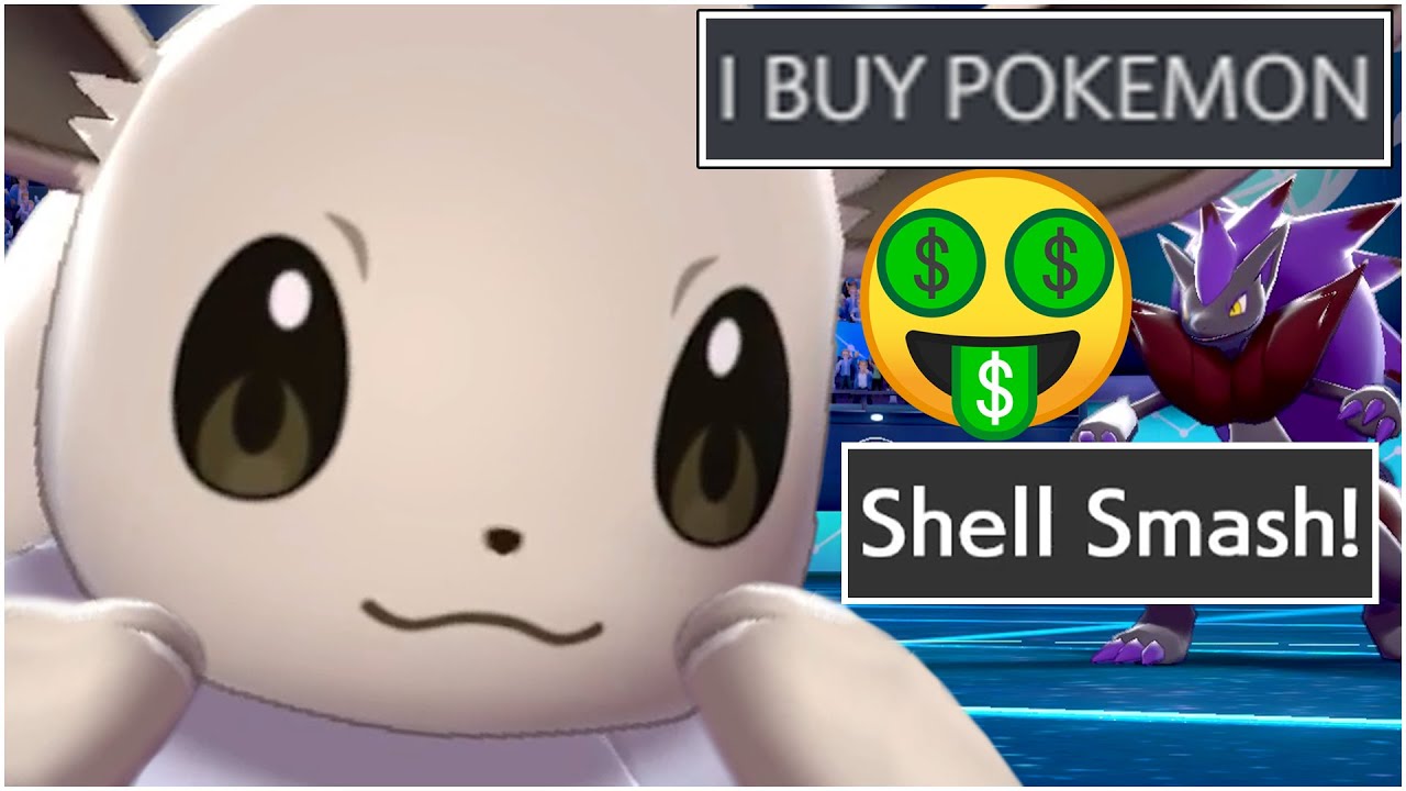 ★~ЭПИЧЕСКИЙ ЗАХВАТ ИВИ~★ «Богатый» ребенок под кайфом от SHELL SMASH Shiny Eevee Gigantamax!