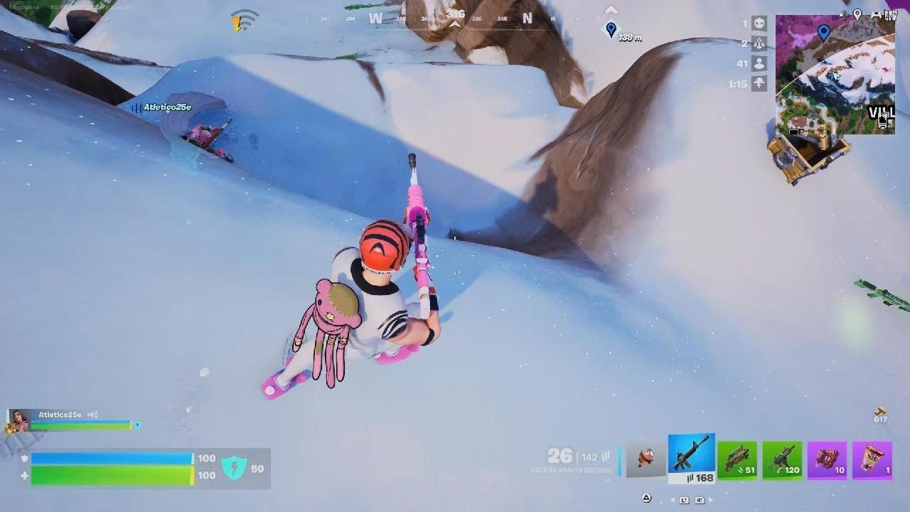 Se me trabó toda la partida y ganamos-FORTNITE